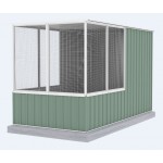 Absco Flat Roof Aviary Flat Roof 1.52m x 2.96m x 1.80m 15301FKFD